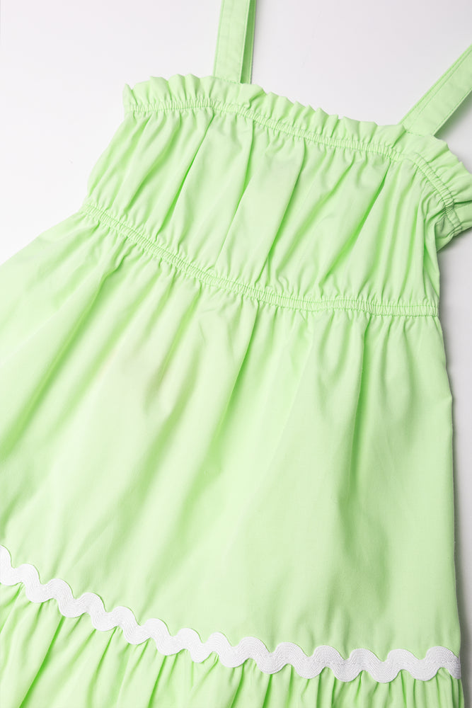 Tiered Dress Green (1)