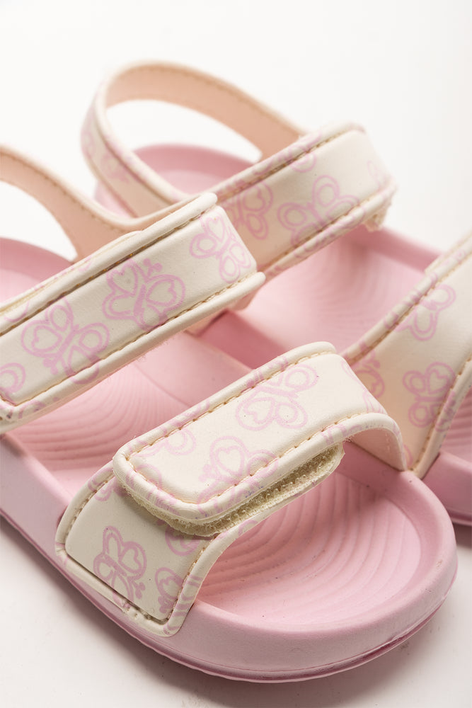 Double Strap Sandals Pink (2)