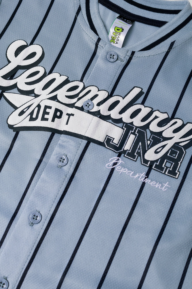 Baseball Button Through Shirt