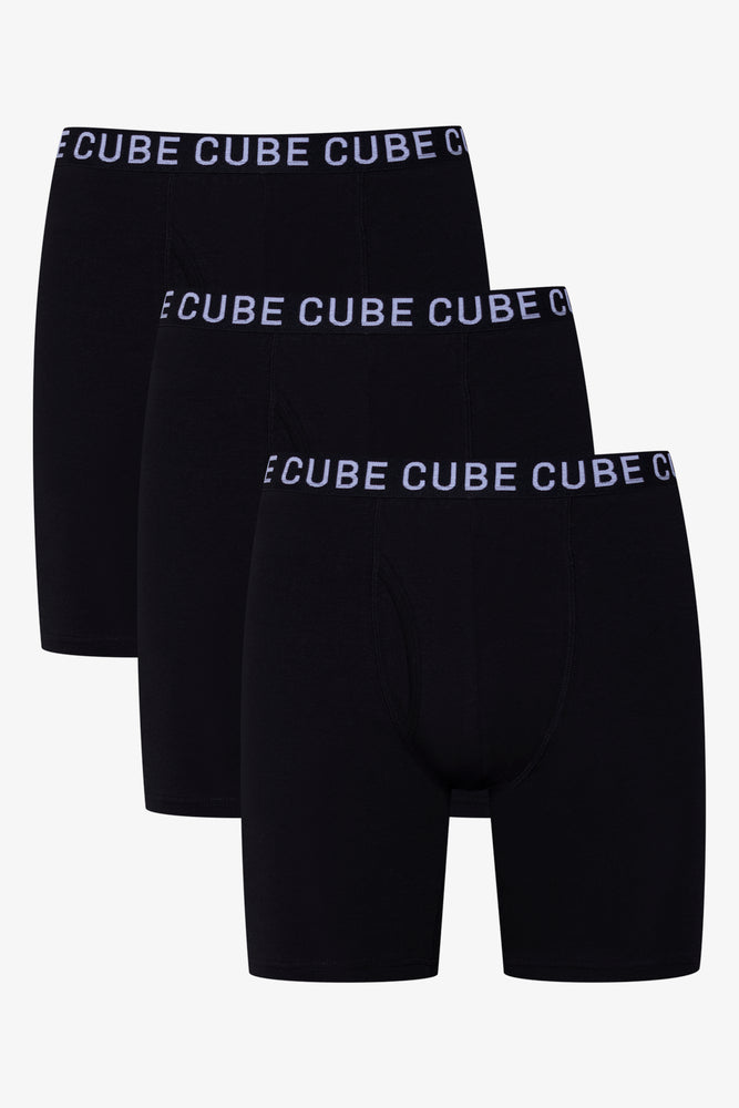 3 Pack Boxers Black