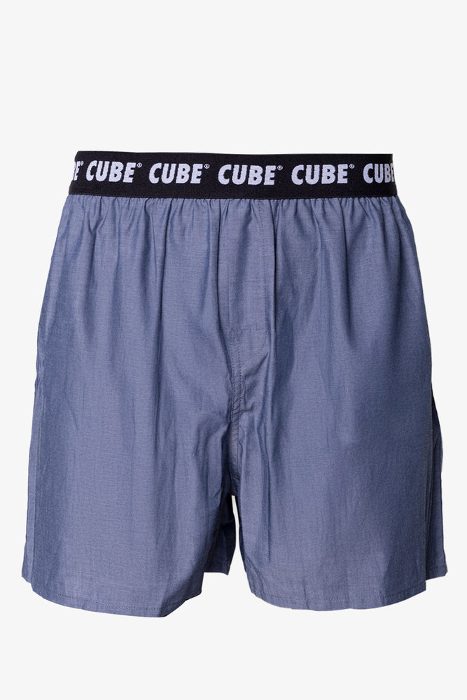 3 Pack Pack Woven Boxers Blue And Black