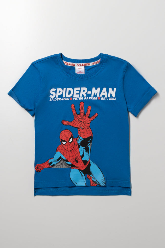 Spider-Man Short Sleeve T-Shirt Blue