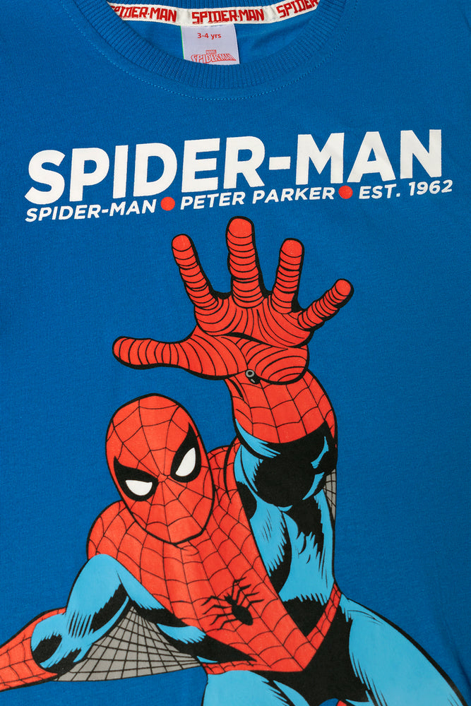 Spider-Man Short Sleeve T-Shirt Blue