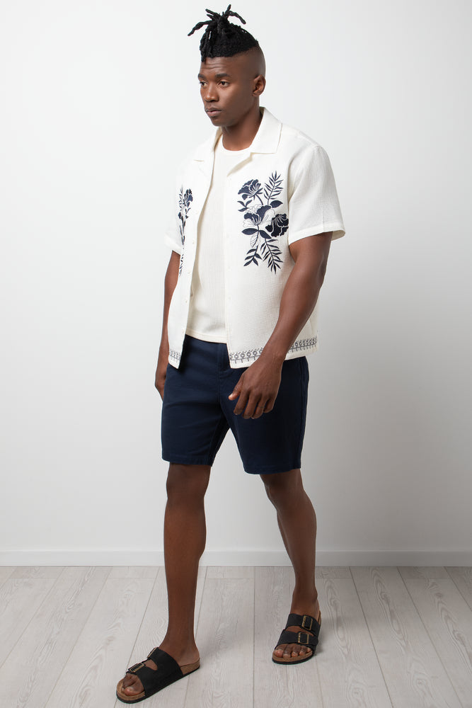 Embroidered Shirt Natural (1)