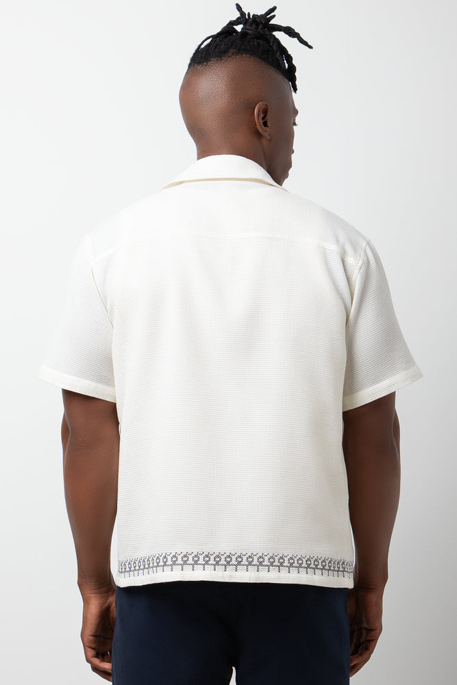 Embroidered Shirt Natural (2)