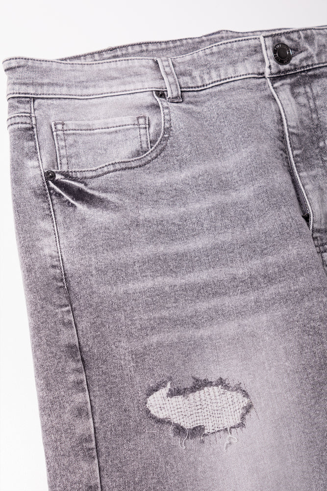 Super Skinny Denim Jeans Grey