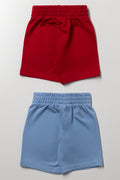 Mickey Mouse 2 Pack Shorts Red And Blue (2)