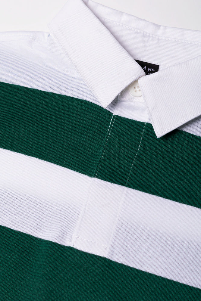 Rugby Golfer Green & White