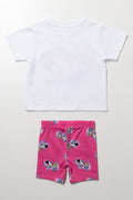 Minnie Mouse Set White And Pink (2)