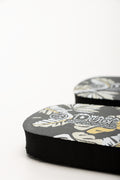 Leaf Flip Flops Black (3)