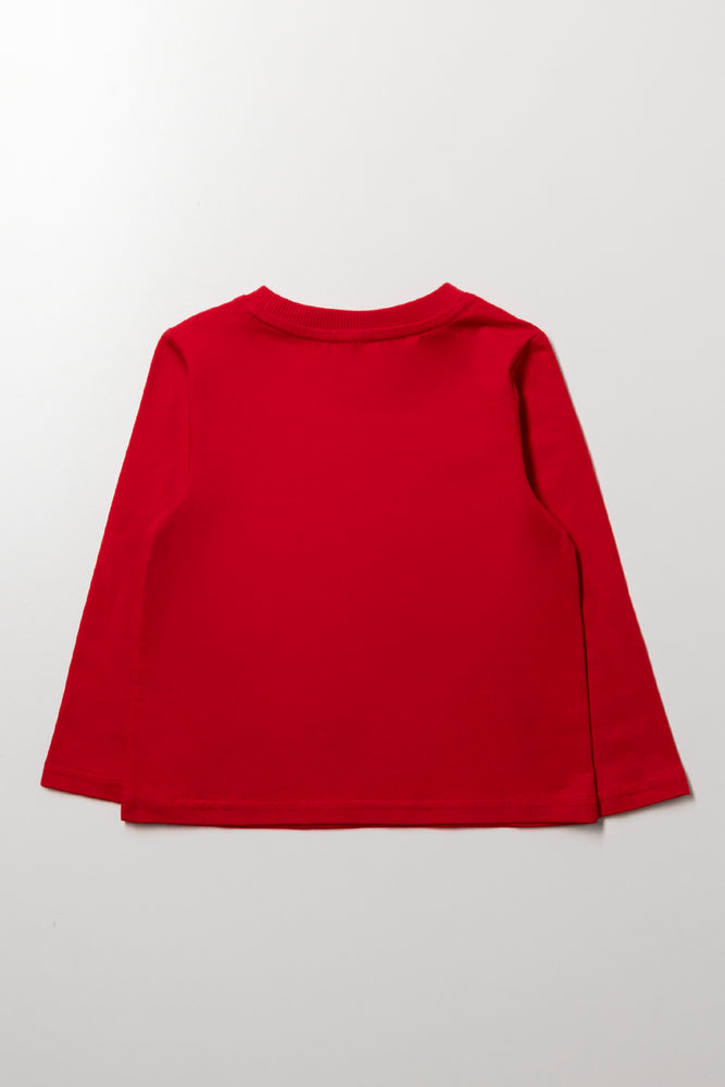Long Sleeve T-Shirt Red (2)