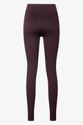 Seamless Rib Leggings Brown (1)