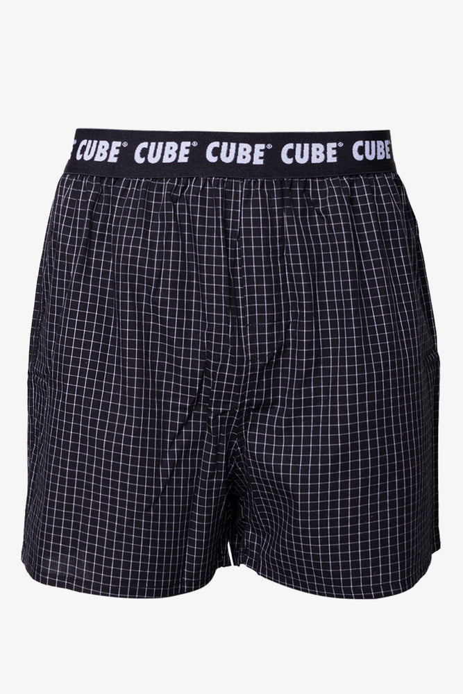 3 Pack Boxers Grey, Check & Charcoal (2)