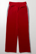 Wide Leg Trackpants Red