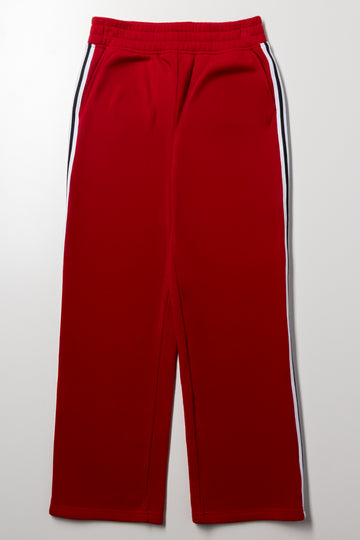 Wide Leg Trackpants Red