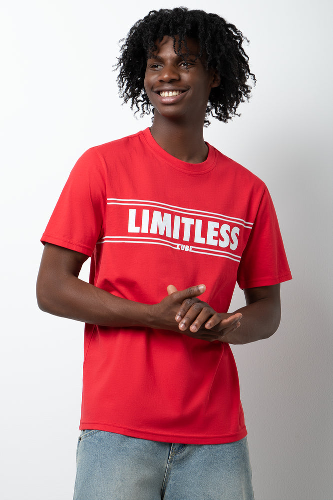 Limitless Short Sleeve T-Shirt Red