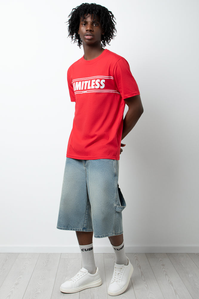 Limitless Short Sleeve T-Shirt Red