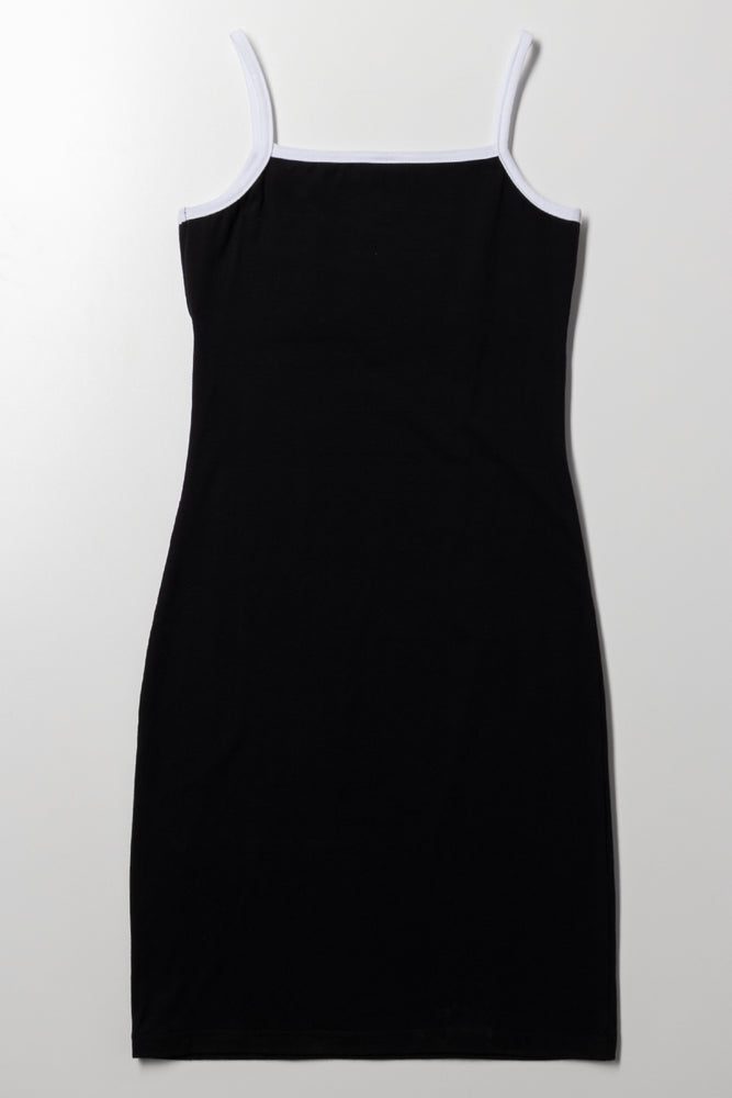 Strappy Dress Black (2)