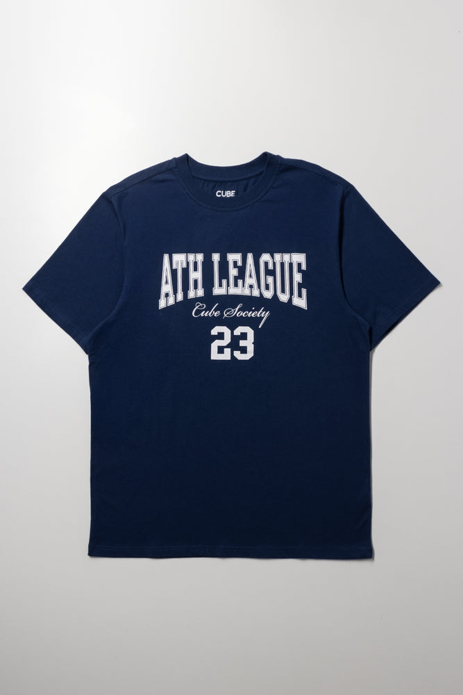 Printed T-Shirt Blue