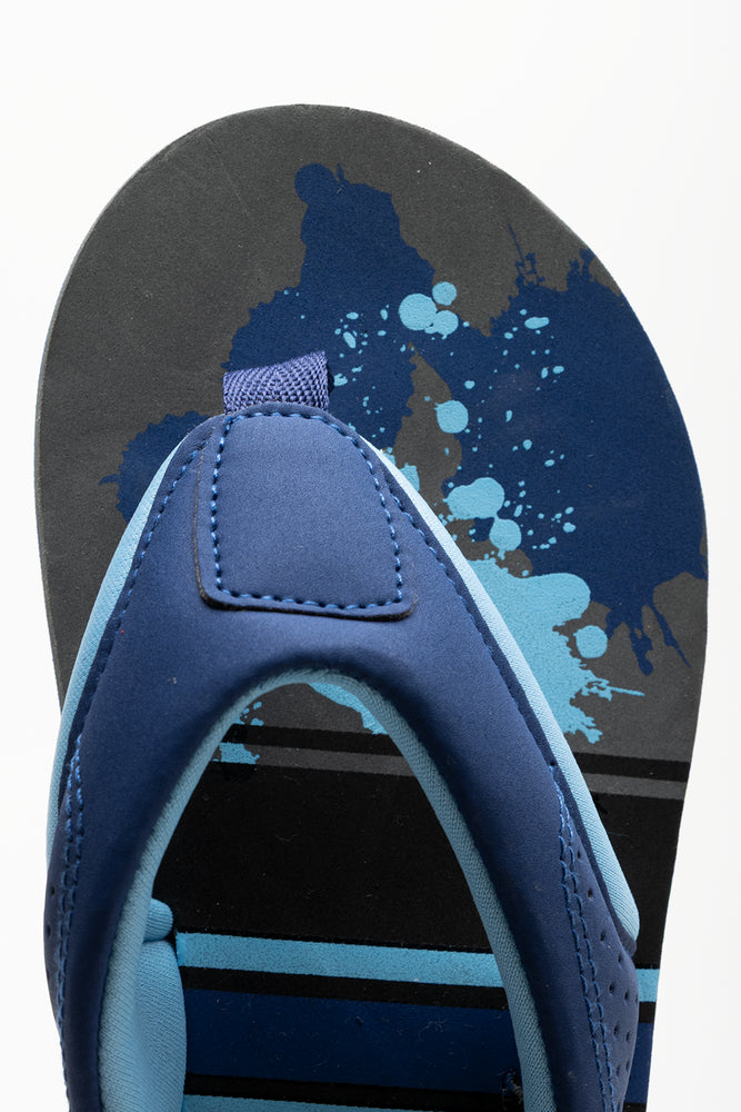 Padded Flip Flop Navy (4)