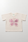 Drop Shoulder Boxy T-Shirt Natural
