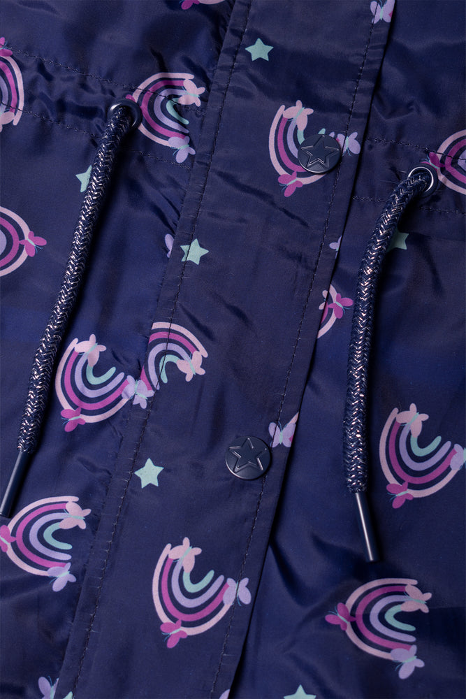 Rainbow Rain Jacket Navy (1)