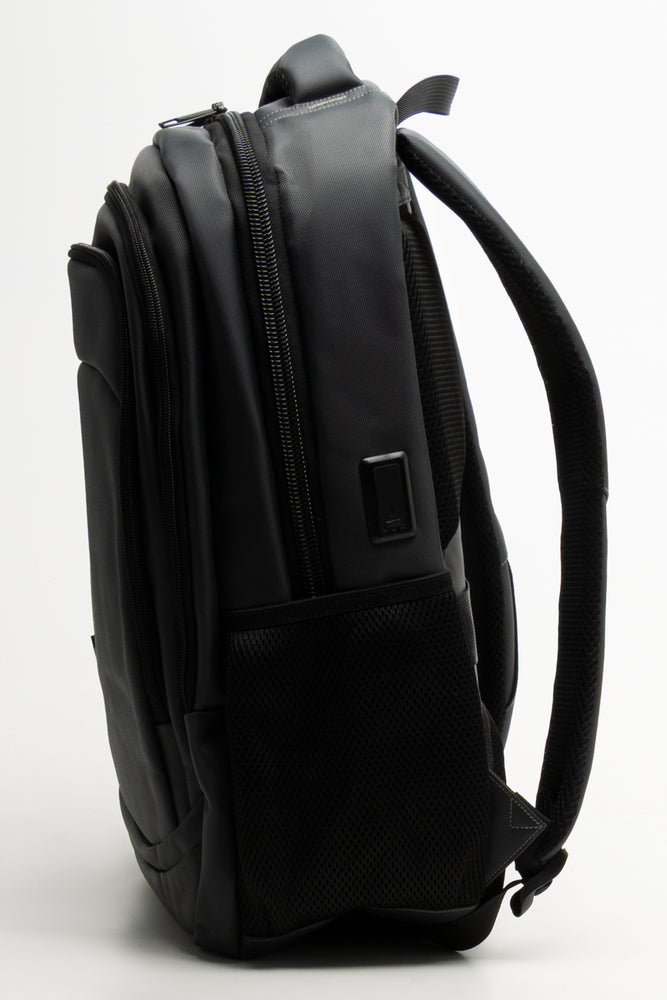 Dual Pockets Backpack Charcoal (1)