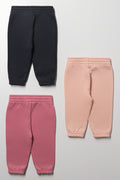 3 Pack Trackpants Black, Pink And Natural (2)