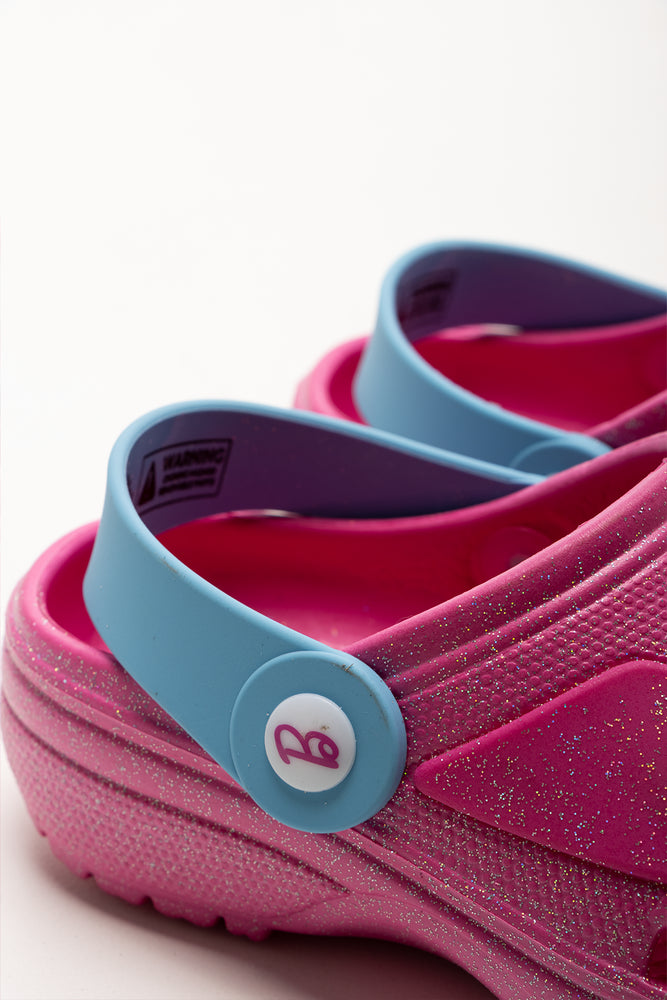 Barbie Glitter Clogs Pink (3)