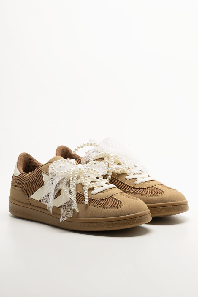 Retro Runner Sneakers Natural