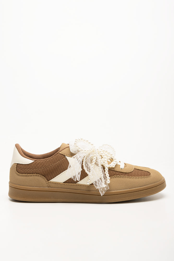 Retro Runner Sneakers Natural (1)