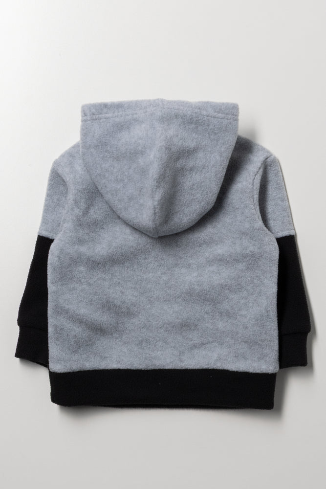 Hoodie Grey And Black (2)