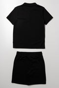 Shorts And Golfer Set Black (3)