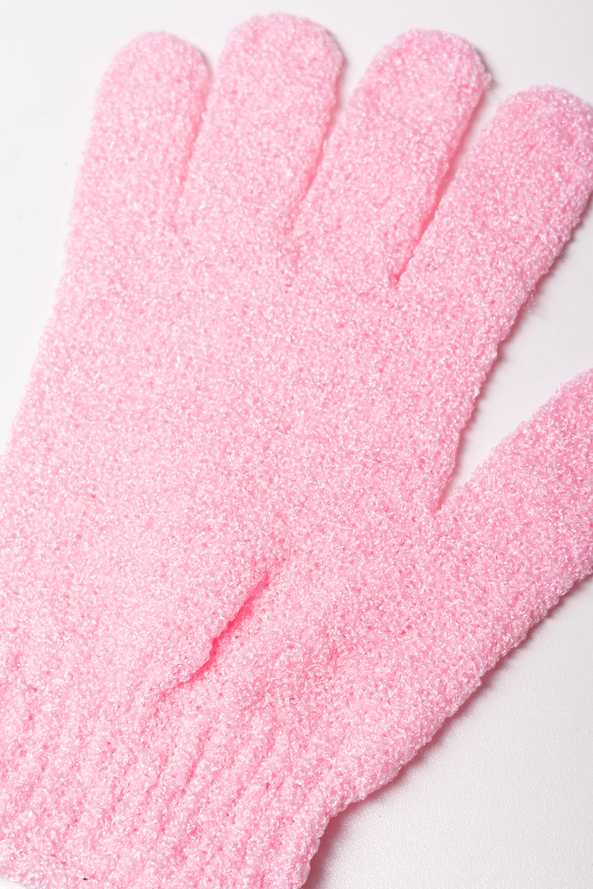 Bath Gloves Pink