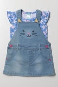 Denim Pinni Set Blue