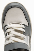 High Top Sneaker White & Grey (4)