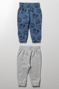 2 Pack Trackpants Blue And Grey