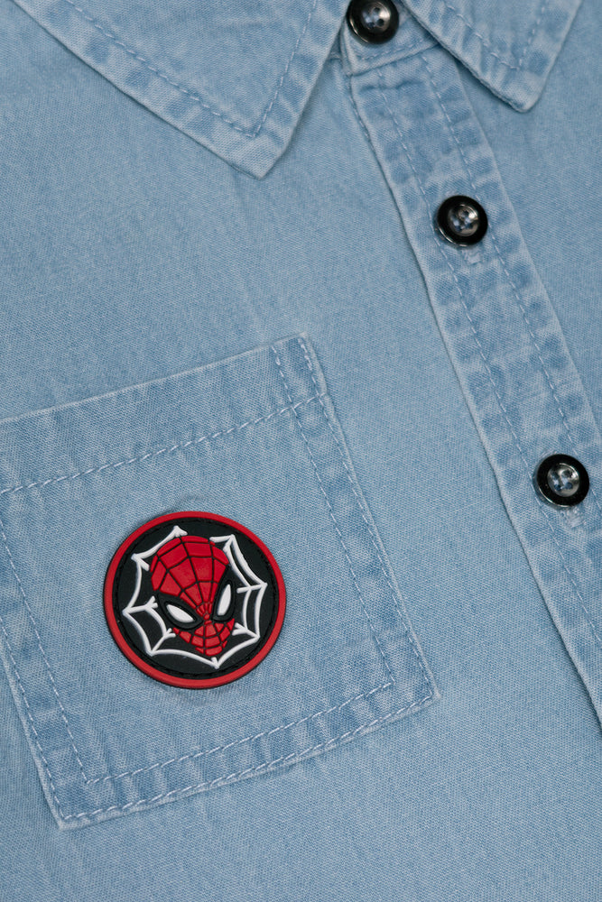 Spider-Man Denim Shirts Blue (1)