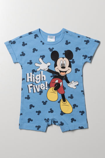 Mickey Mouse Romper Blue