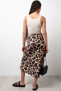 Satin Skirt Animal Print (3)