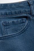 Denim Shorts Mid Wash Blue (2)