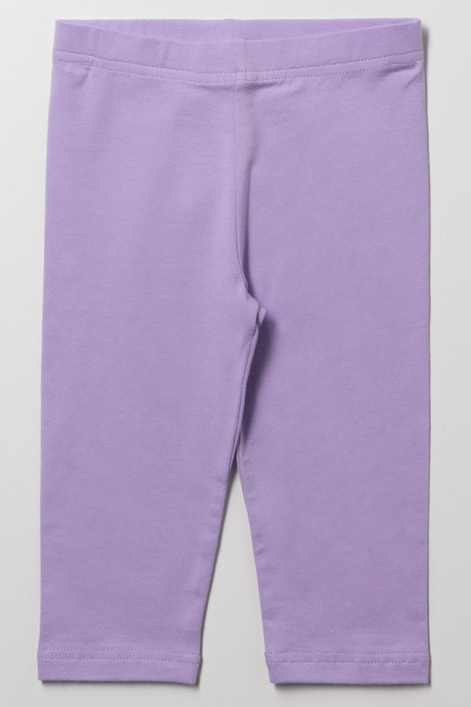 Cropped Leggings Lilac
