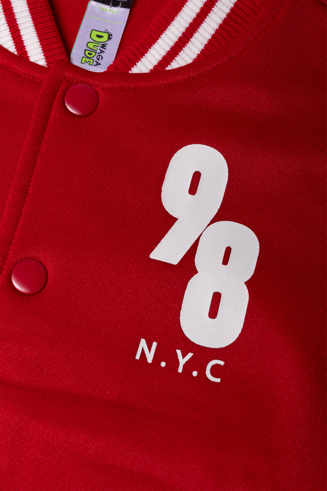 Baseball Jacket Red