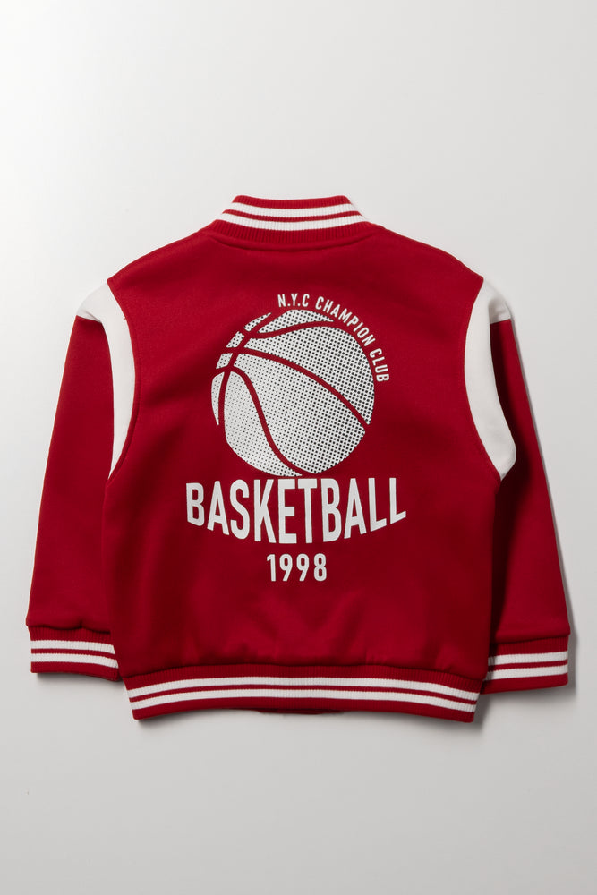 Baseball Jacket Red (2)