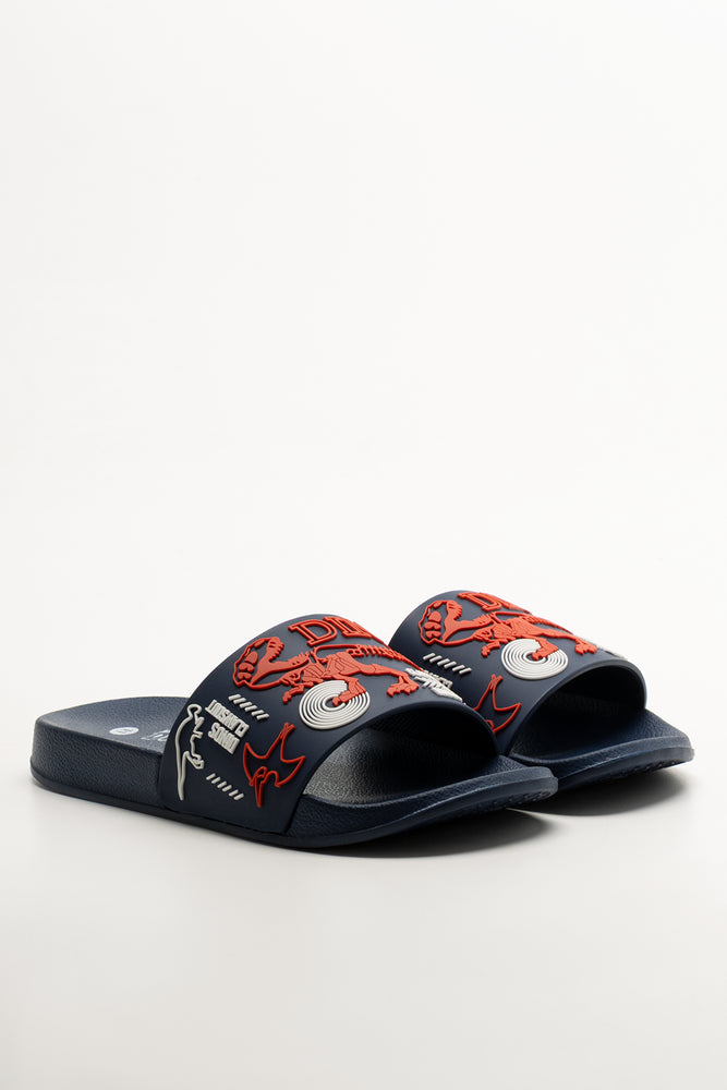 Dinosaur Slides Navy