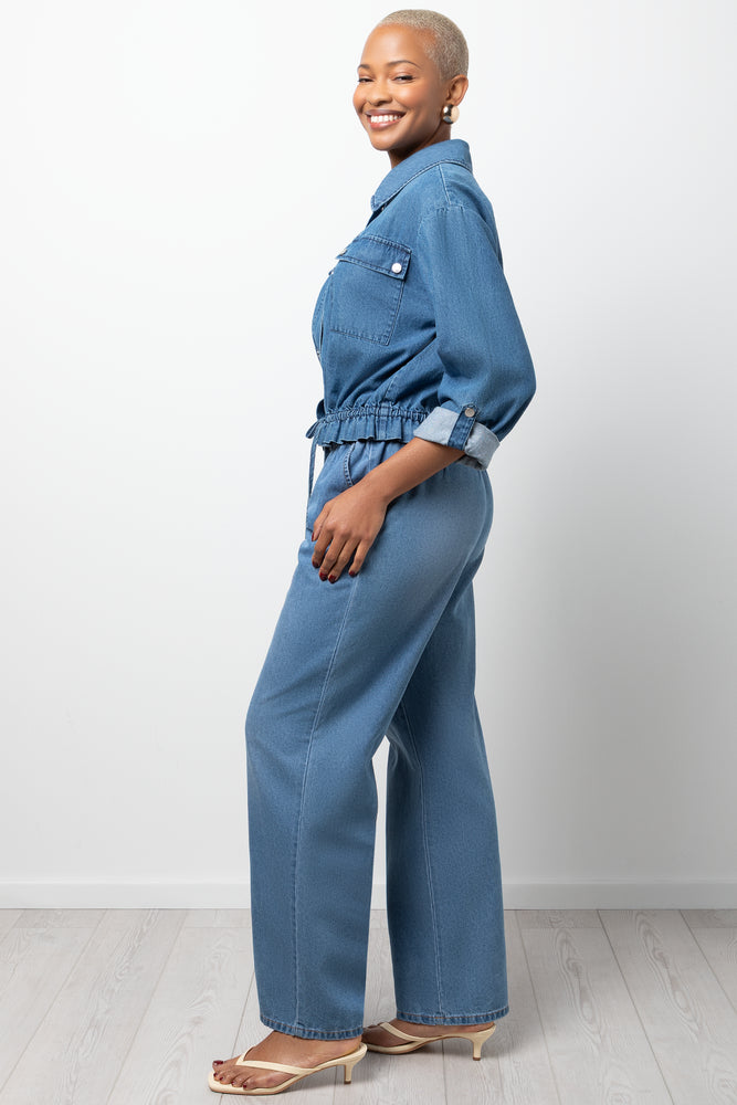 Light Weight Utility Denim Jacket