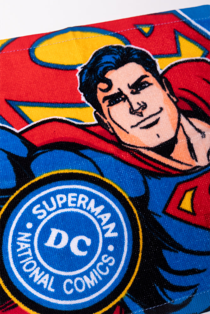 Superman Face Cloth Blue