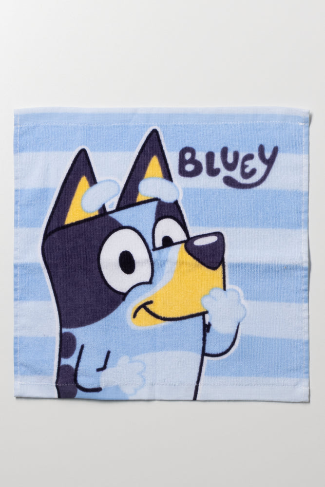 Bluey Face Cloth Blue