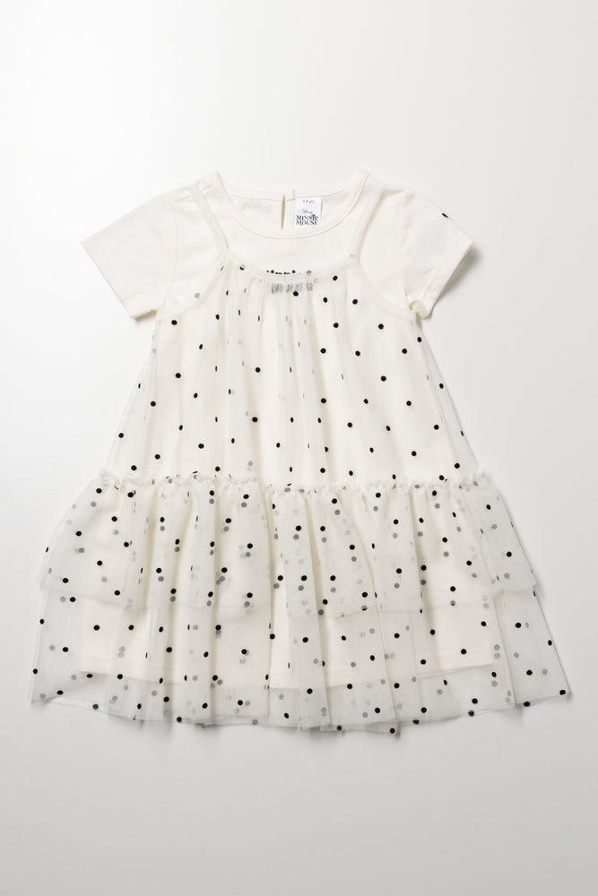 Minnie Mouse Tulle Dress White