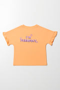 Nala Short Sleeve T-Shirt Orange (2)